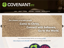 Tablet Screenshot of covenantbc.org